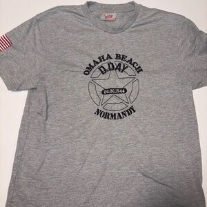 Delta Gray Omaha Beach D-Day T-Shirt